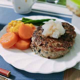 大豆とひじきのハンバーグ